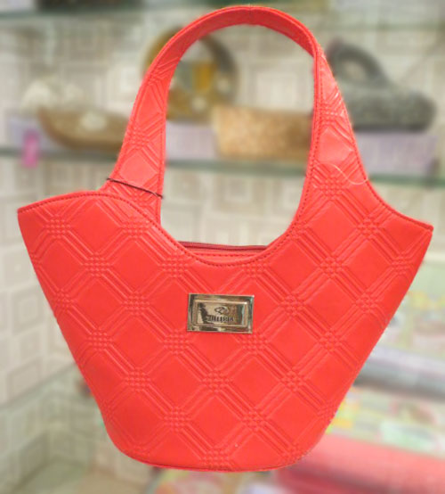 Zilleria Red Ladies Hand Bag